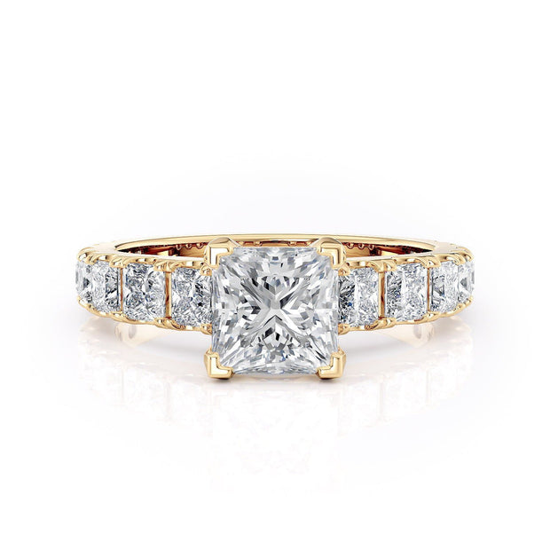 MICHAEL M Engagement Rings 18K Yellow Gold Strada R530-1
