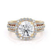 MICHAEL M Engagement Rings 18K Yellow Gold Strada R681-1.5 R681-1.5YG