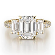 MICHAEL M Engagement Rings 18K Yellow Gold Trinity R767-2.5 R767-2.5YG