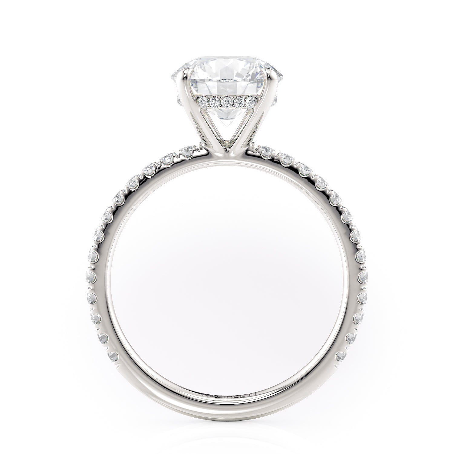 MICHAEL M Engagement Rings Crown R706-1.5 Round