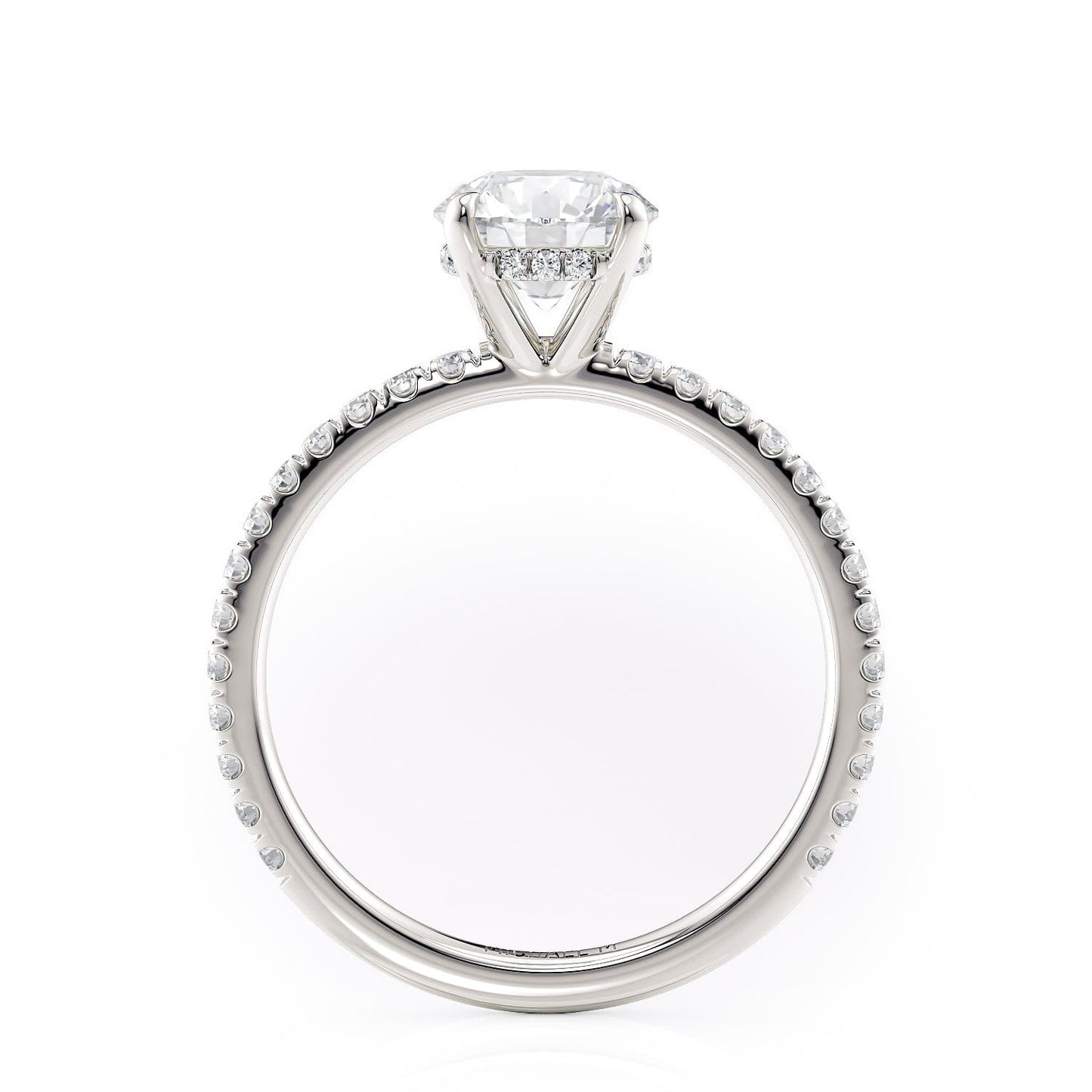 MICHAEL M Engagement Rings Crown R706-1 Round