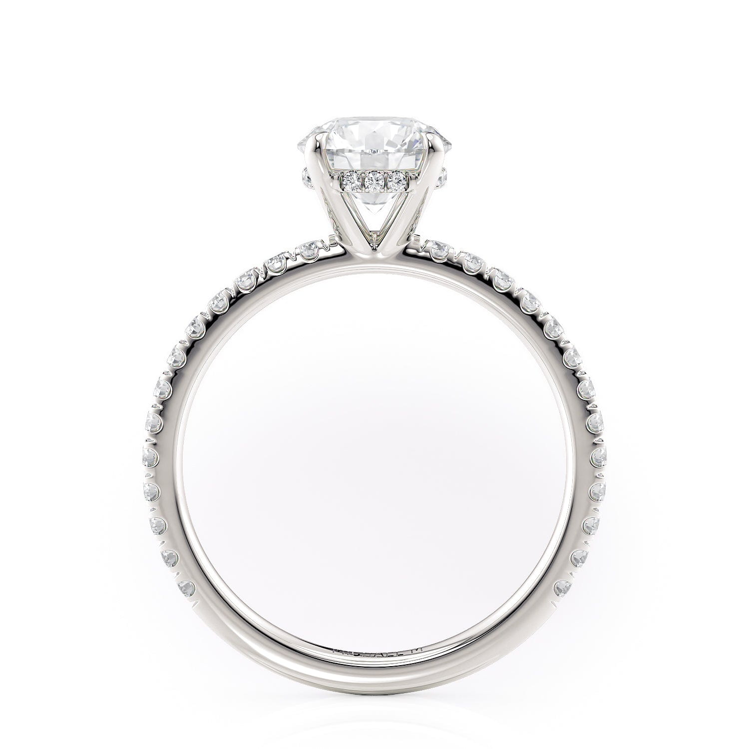 MICHAEL M Engagement Rings Crown R706-1 Round