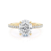 MICHAEL M Engagement Rings Crown R706-2 Oval