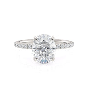 MICHAEL M Engagement Rings Crown R706-2 Oval