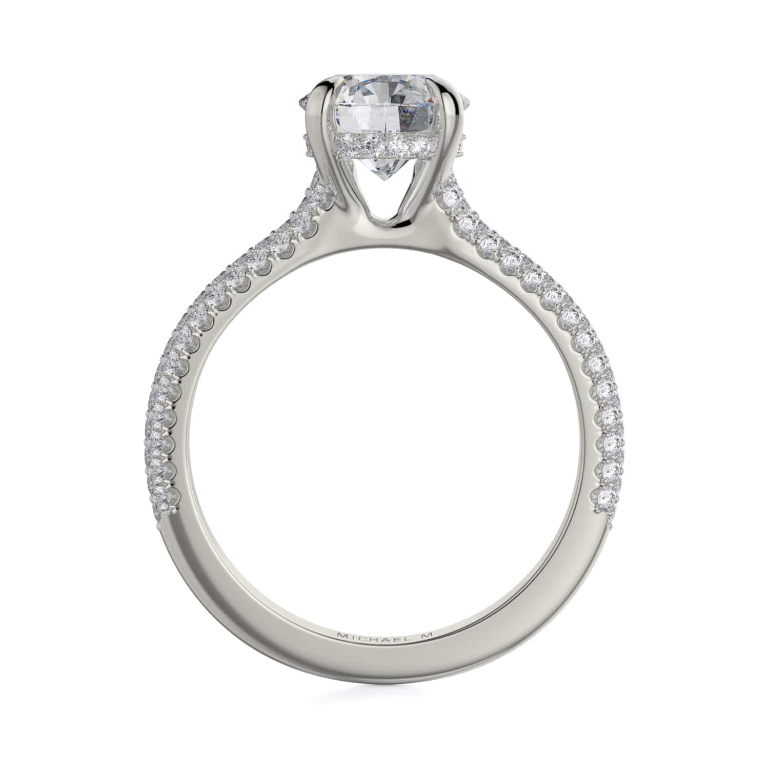 MICHAEL M Engagement Rings Crown R707-2