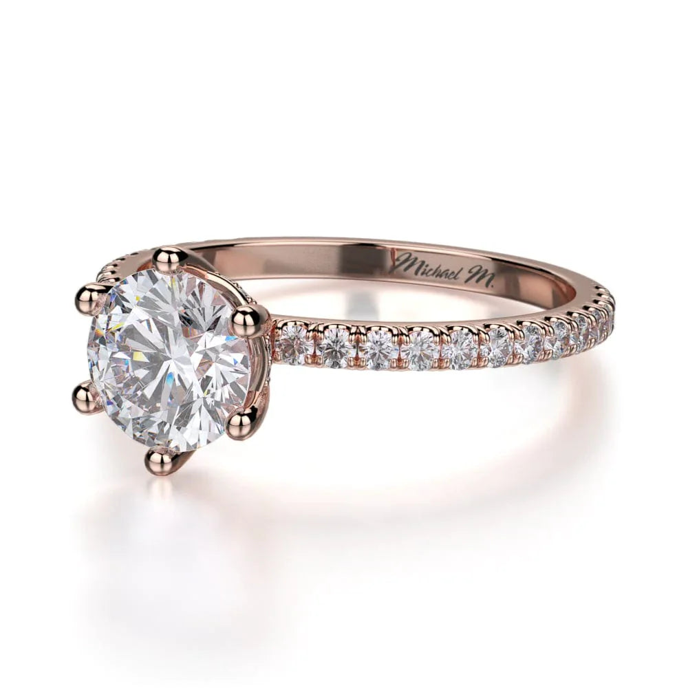 MICHAEL M Engagement Rings Crown R713-1