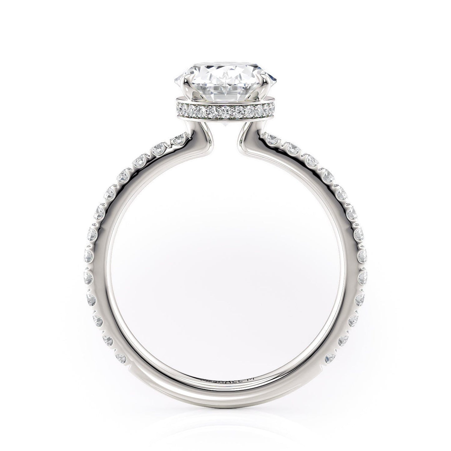 MICHAEL M Engagement Rings Crown R715-2 Oval