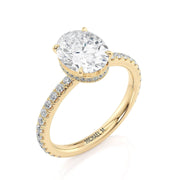 MICHAEL M Engagement Rings Crown R715-2 Oval