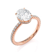 MICHAEL M Engagement Rings Crown R715-2 Oval