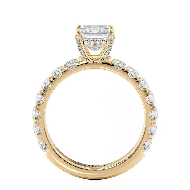 MICHAEL M Engagement Rings Crown R731-2 Emerald