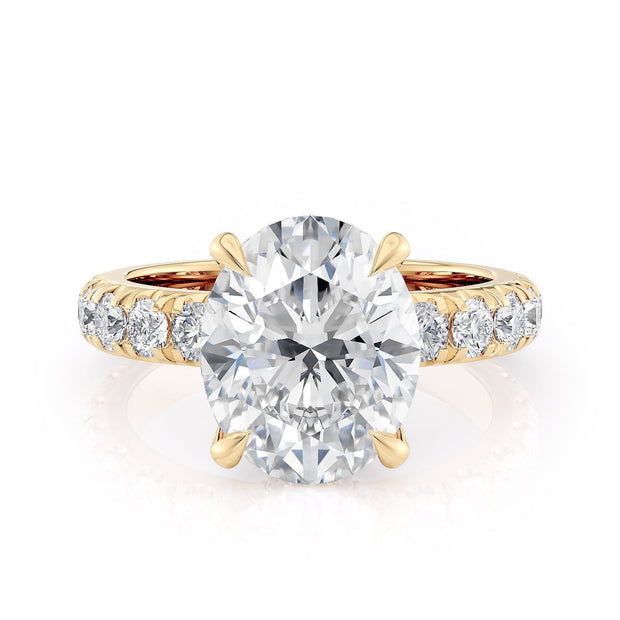 MICHAEL M Engagement Rings Crown R731L-4