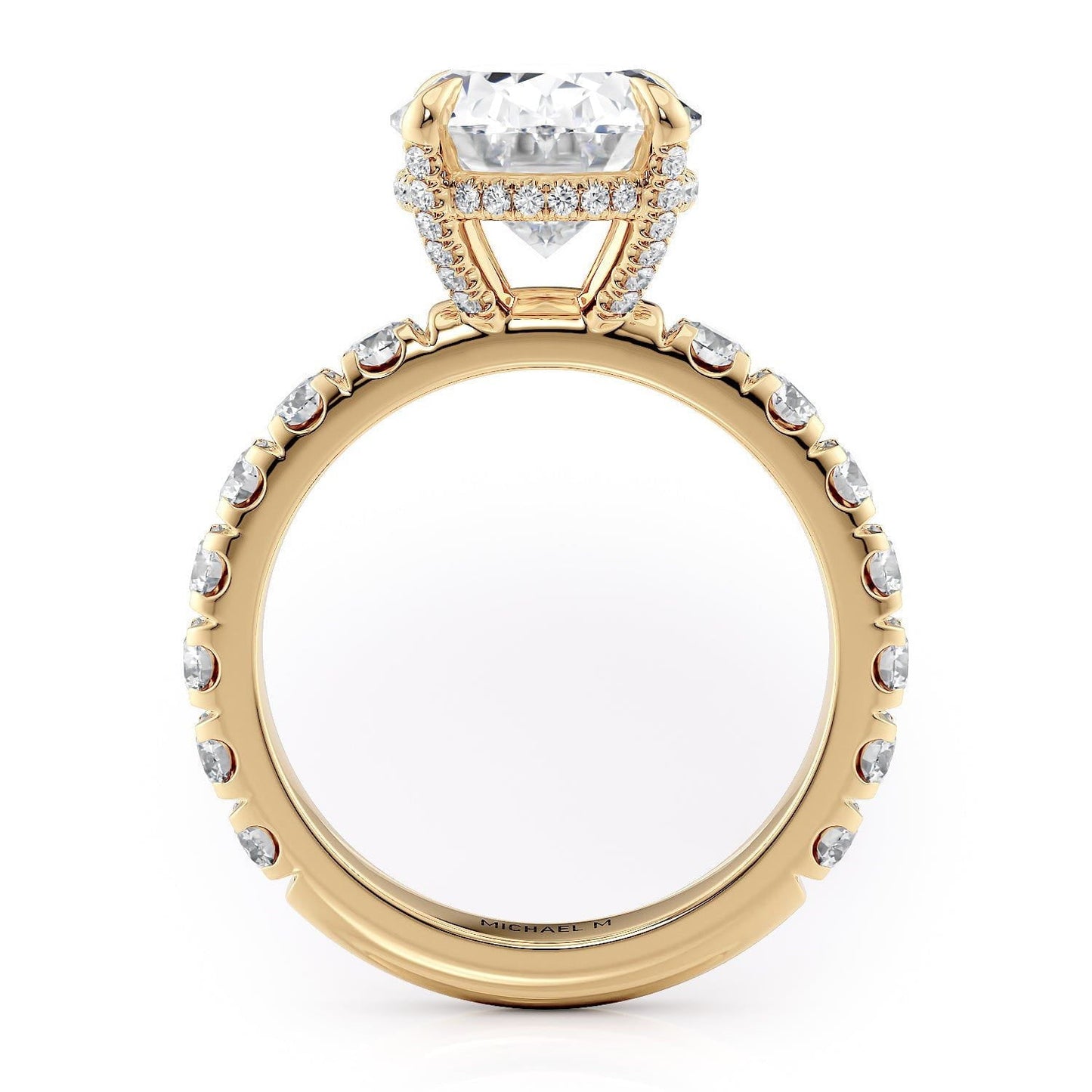 MICHAEL M Engagement Rings Crown R731L-4