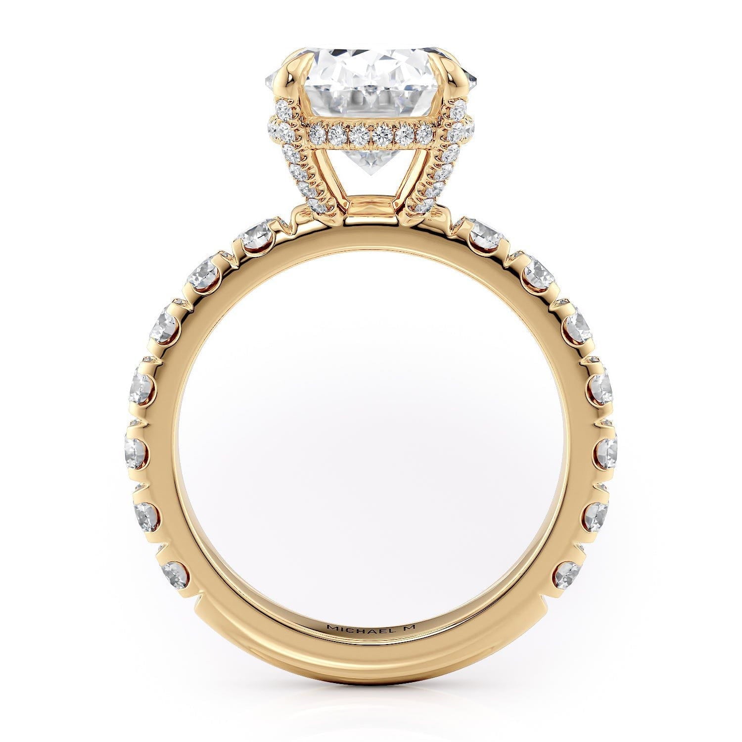 MICHAEL M Engagement Rings Crown R731L-4