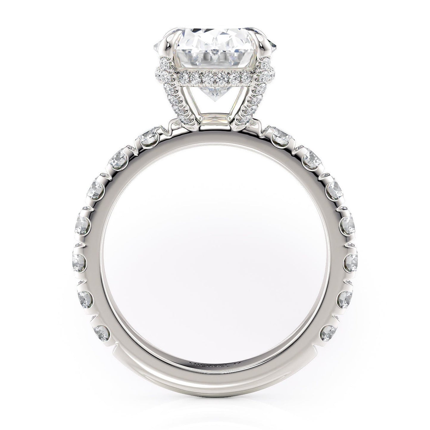 MICHAEL M Engagement Rings Crown R731L-4