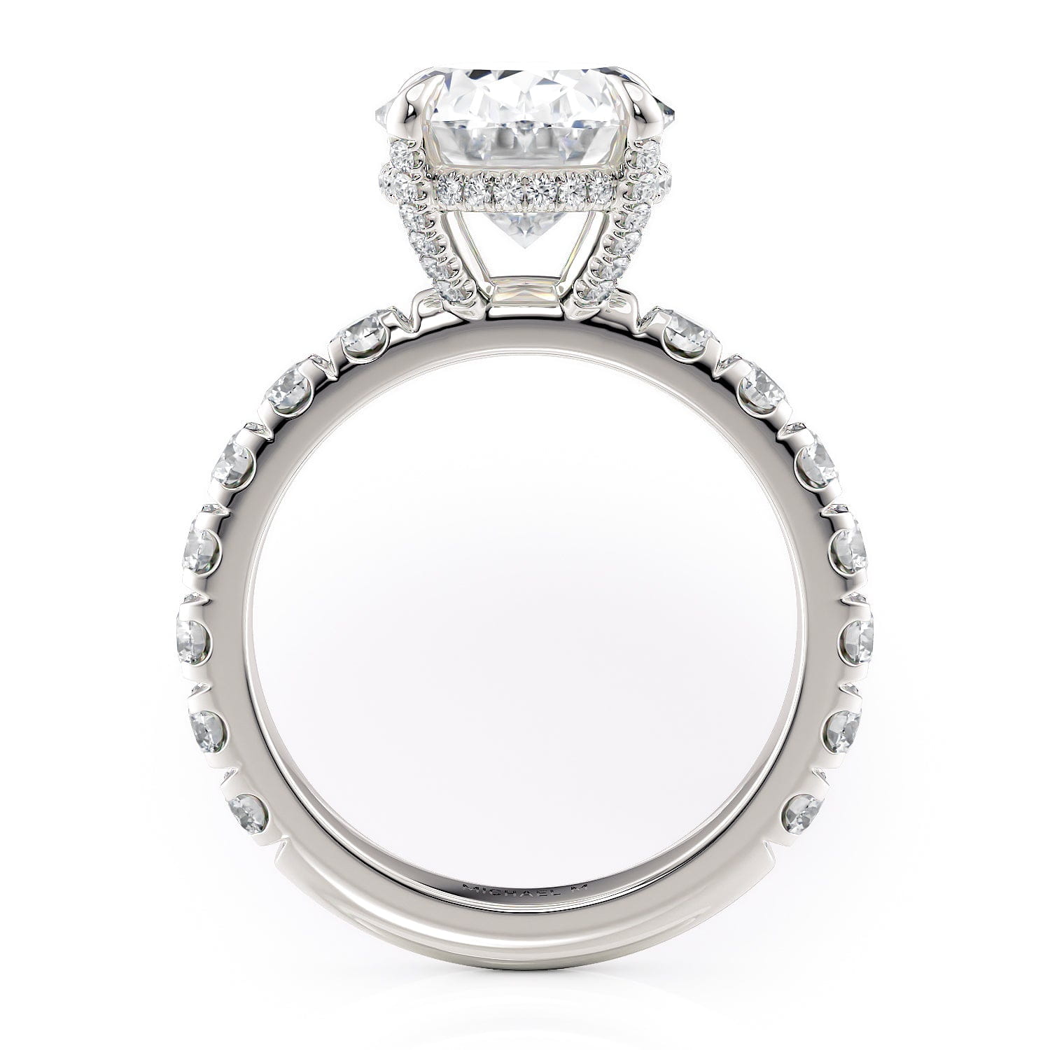MICHAEL M Engagement Rings Crown R731L-4