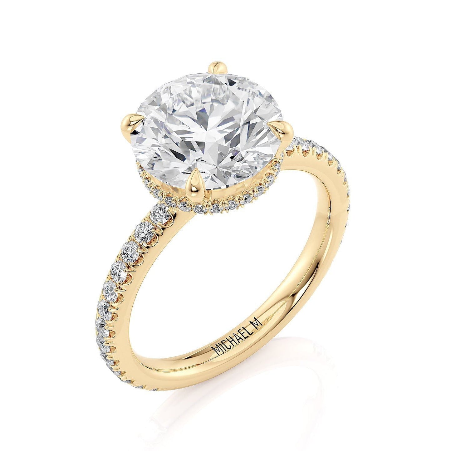 MICHAEL M Engagement Rings Crown R742-3