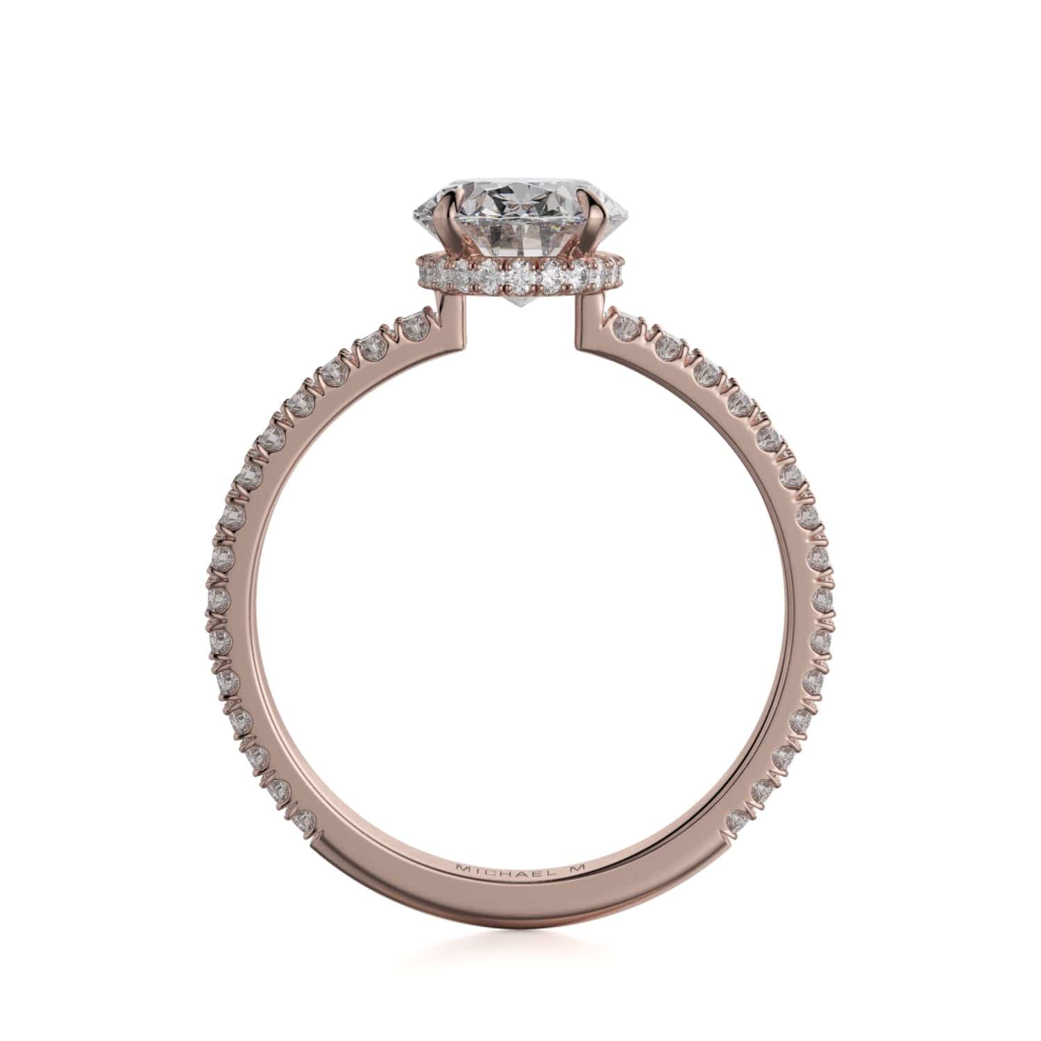MICHAEL M Engagement Rings Crown R746-2