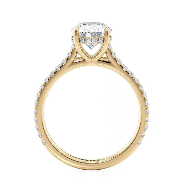 MICHAEL M Engagement Rings Crown R749-2 Oval