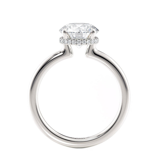 MICHAEL M Engagement Rings CROWN R750-2 Round-Cut Diamond Solitaire