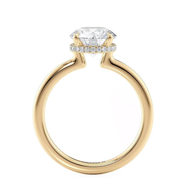 MICHAEL M Engagement Rings CROWN R750-2 Round-Cut Diamond Solitaire