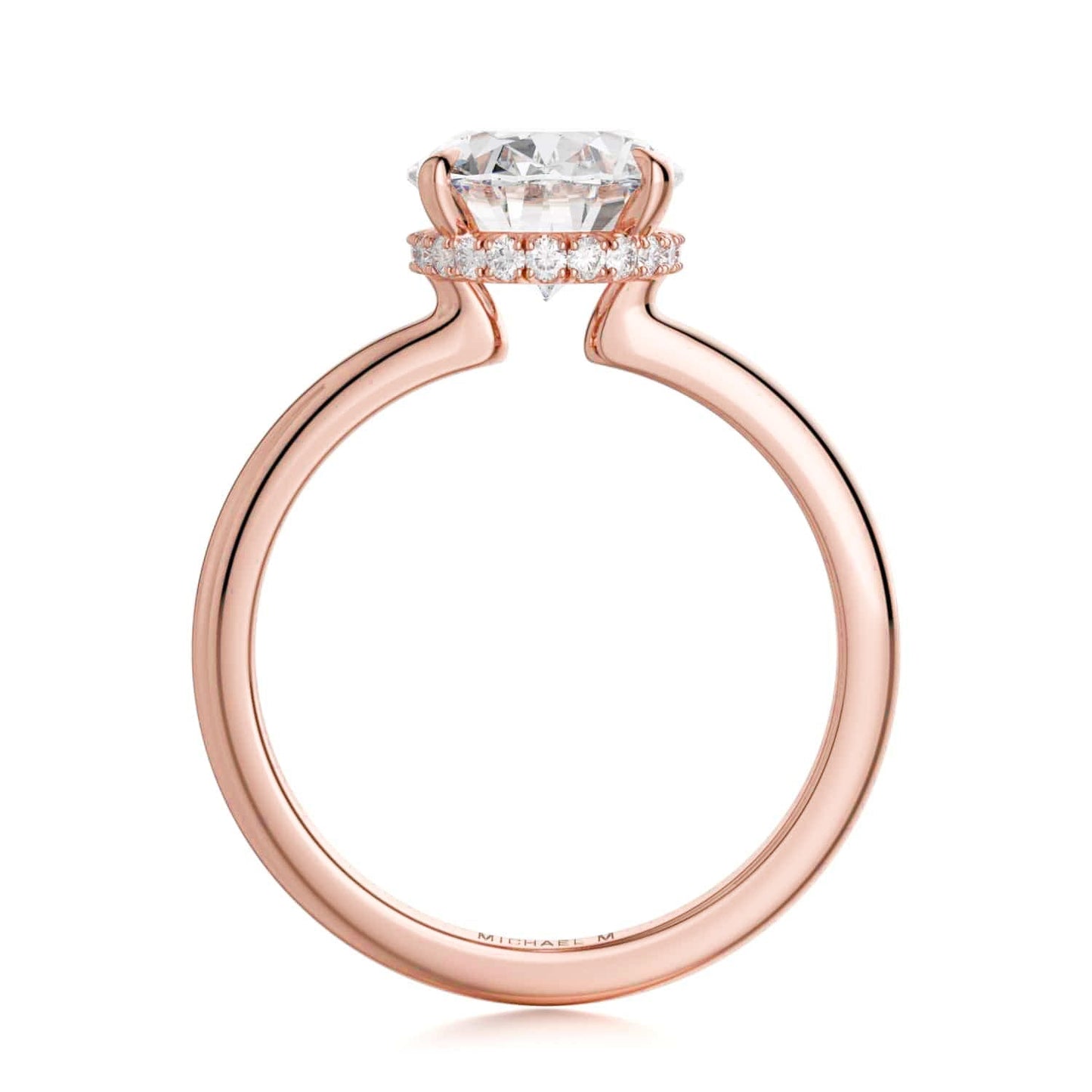 MICHAEL M Engagement Rings Crown R750-3 Oval
