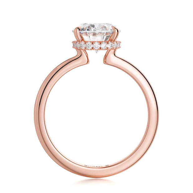 MICHAEL M Engagement Rings Crown R750-3 Oval