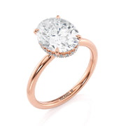 MICHAEL M Engagement Rings Crown R750-3 Oval