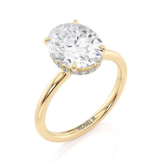 MICHAEL M Engagement Rings Crown R750-3 Oval