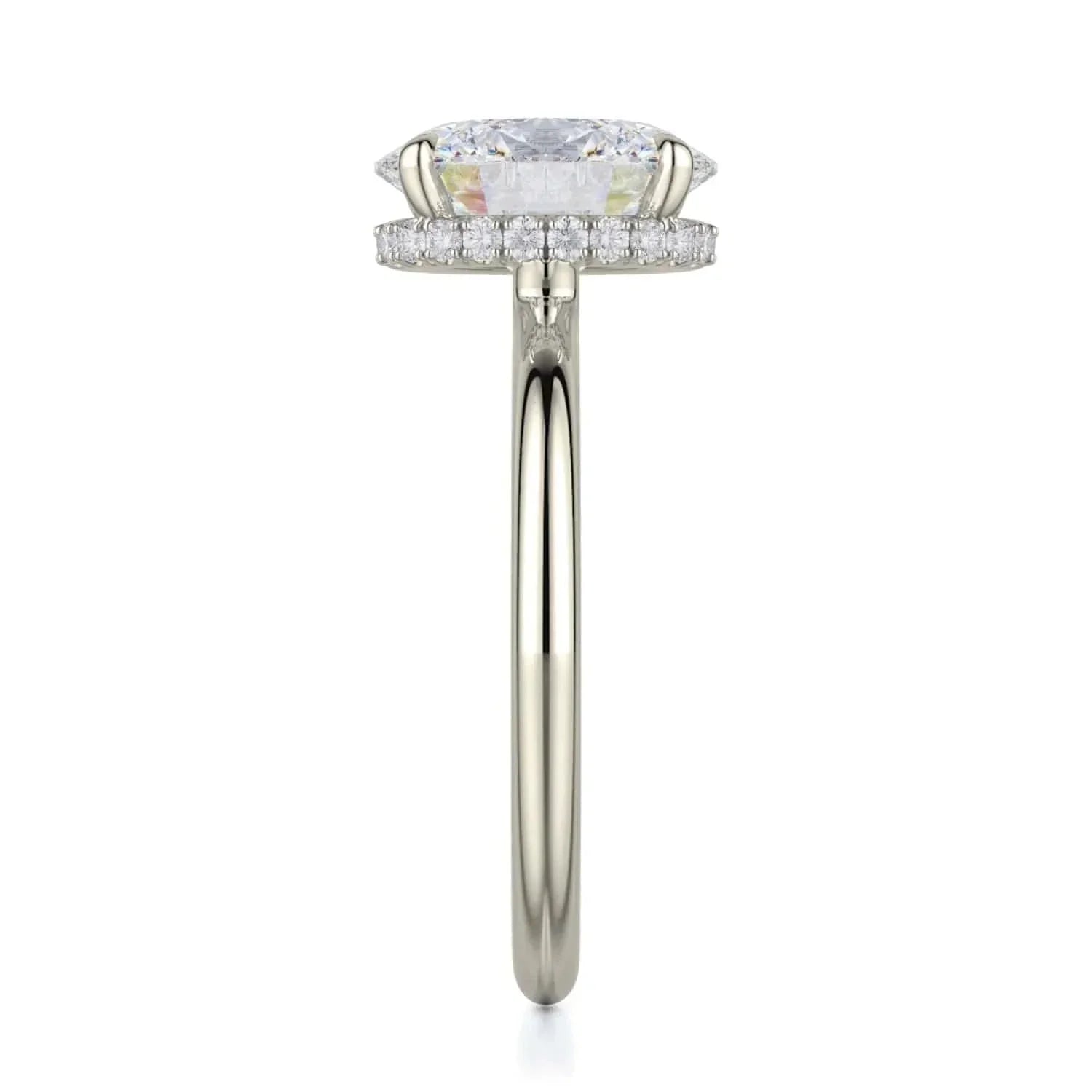 MICHAEL M Engagement Rings Crown R750-3 Oval