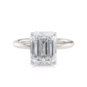 MICHAEL M Engagement Rings CROWN R750-3EM Emerald-Cut Diamond Solitaire