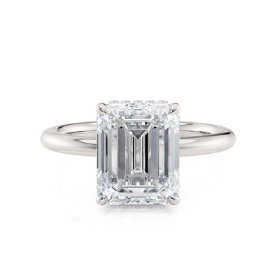MICHAEL M Engagement Rings CROWN R750-3EM Emerald-Cut Diamond Solitaire
