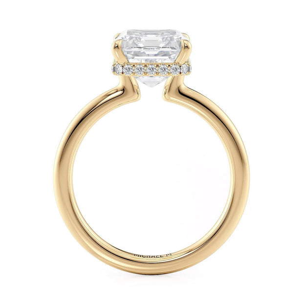 MICHAEL M Engagement Rings CROWN R750-3EM Emerald-Cut Diamond Solitaire