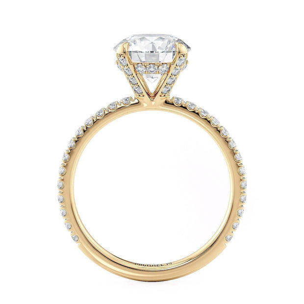 MICHAEL M Engagement Rings Crown R753-2 Round