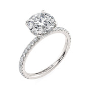 MICHAEL M Engagement Rings Crown R753-2 Round