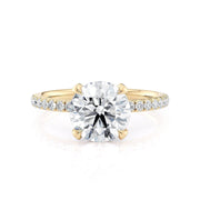 MICHAEL M Engagement Rings Crown R753-2 Round