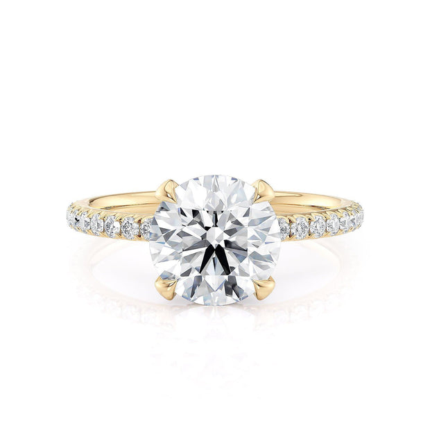 MICHAEL M Engagement Rings Crown R753-2 Round