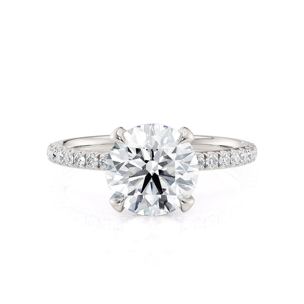 MICHAEL M Engagement Rings Crown R753-2 Round