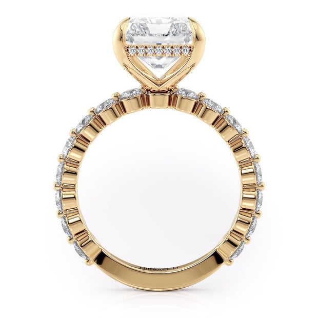 MICHAEL M Engagement Rings Crown R782-3 Radiant