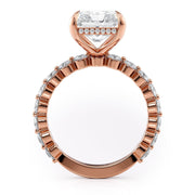 MICHAEL M Engagement Rings Crown R782-3 Radiant