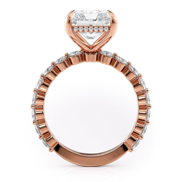 MICHAEL M Engagement Rings Crown R782-3 Radiant