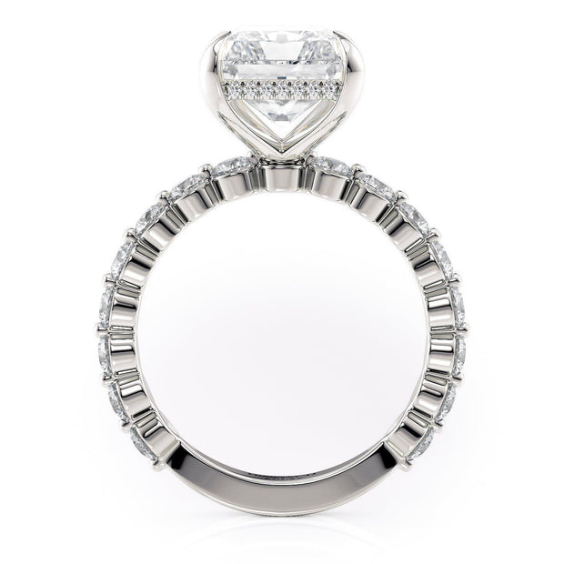 MICHAEL M Engagement Rings Crown R782-3 Radiant