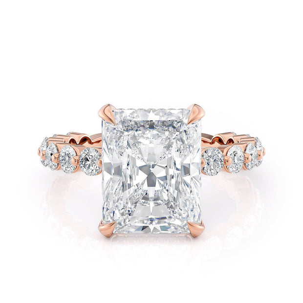MICHAEL M Engagement Rings Crown R782-3 Radiant