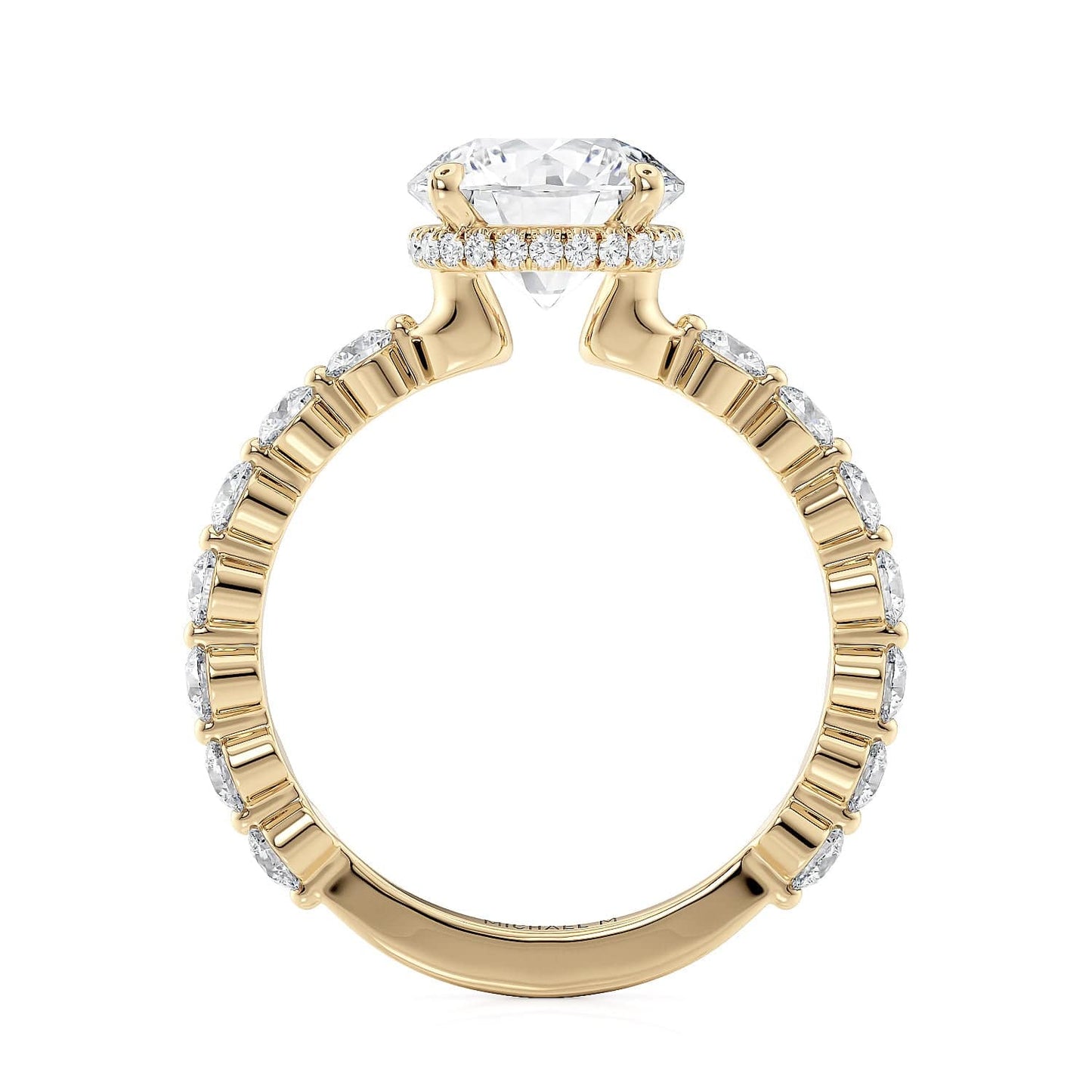 MICHAEL M Engagement Rings Crown R790-2