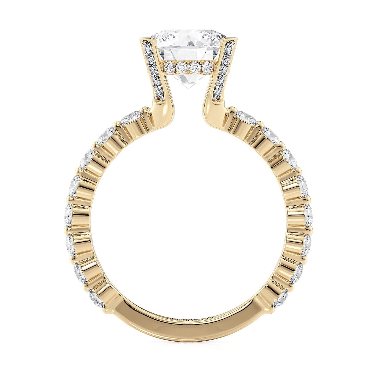 MICHAEL M Engagement Rings Crown R791-2