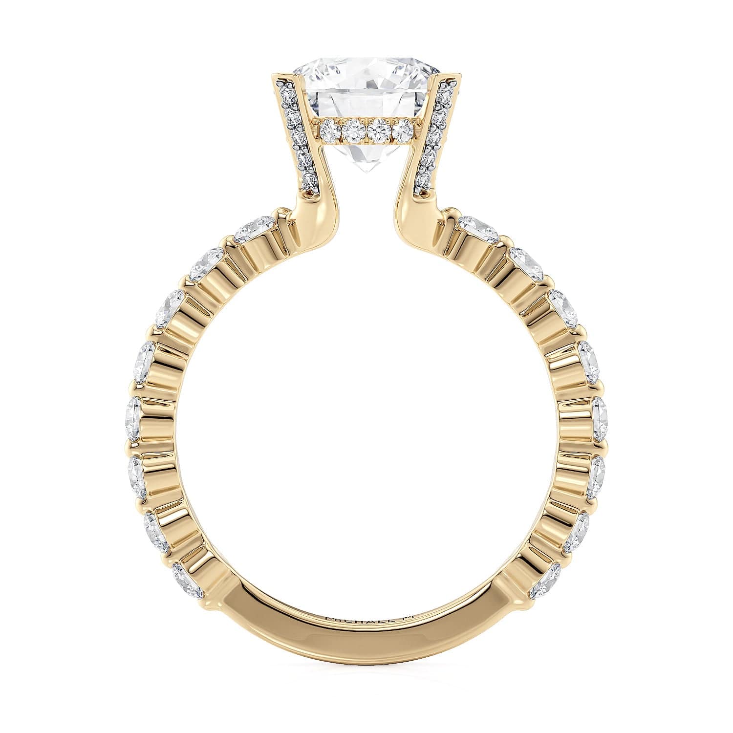 MICHAEL M Engagement Rings Crown R791-2