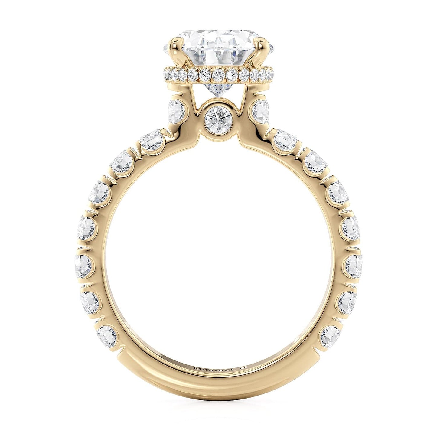 MICHAEL M Engagement Rings Crown R793-3-OV