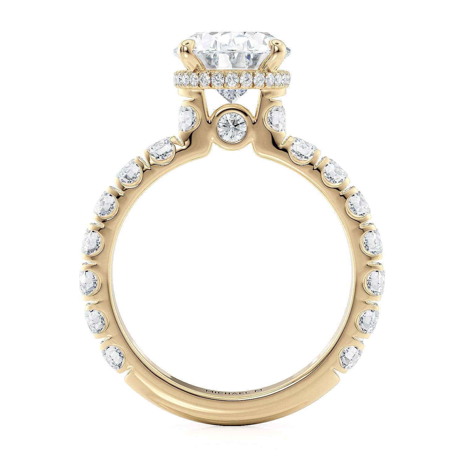 MICHAEL M Engagement Rings Crown R793-3-OV