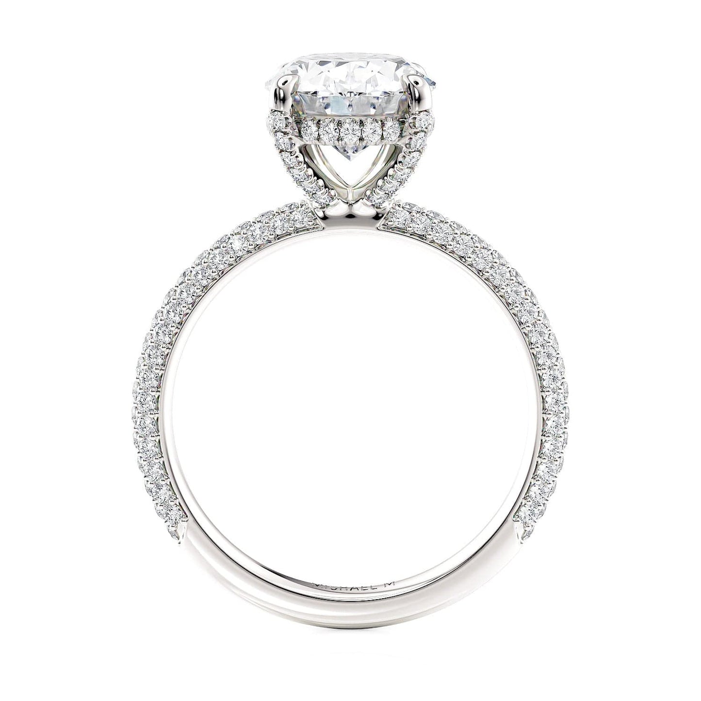 MICHAEL M Engagement Rings Crown R796-3