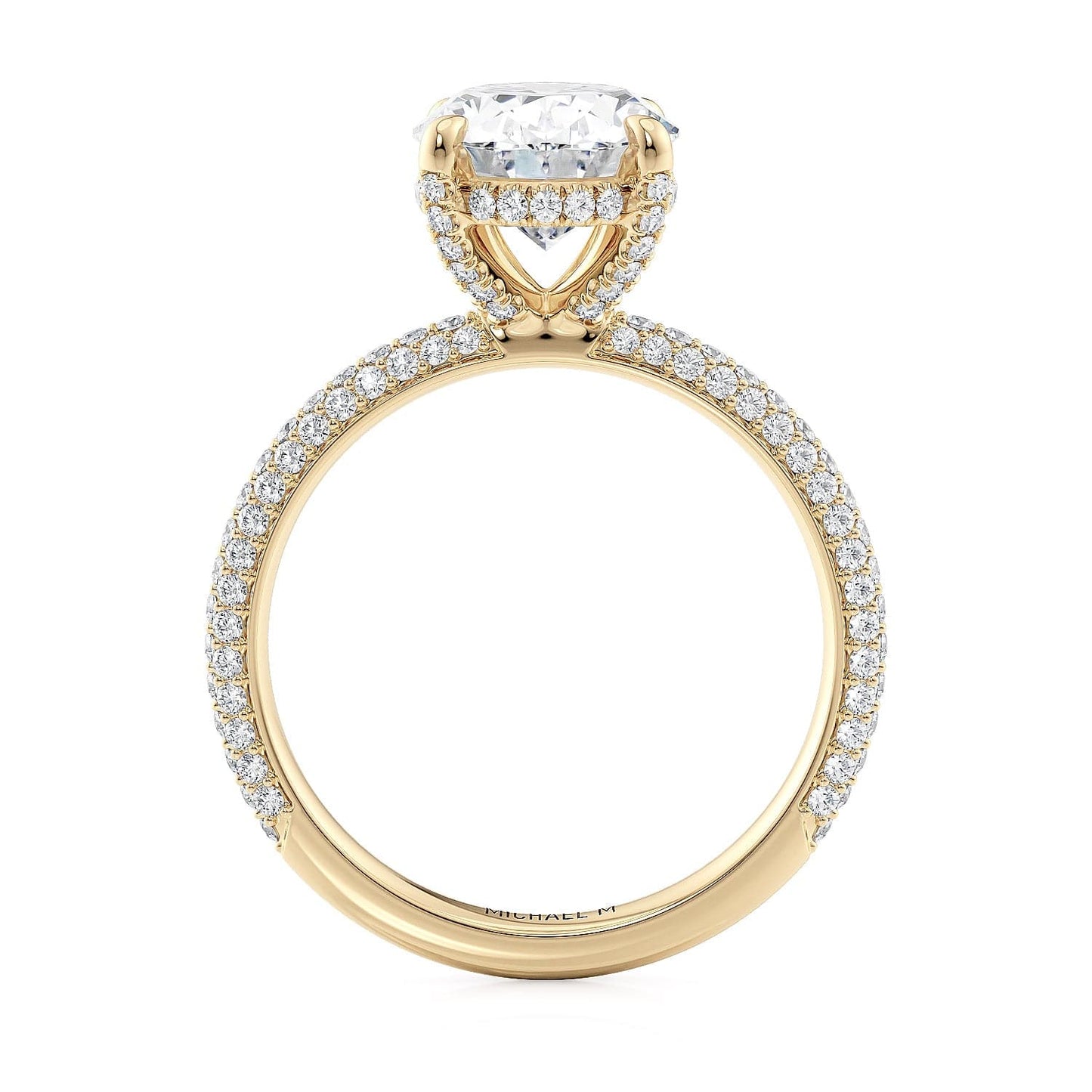 MICHAEL M Engagement Rings Crown R796-3
