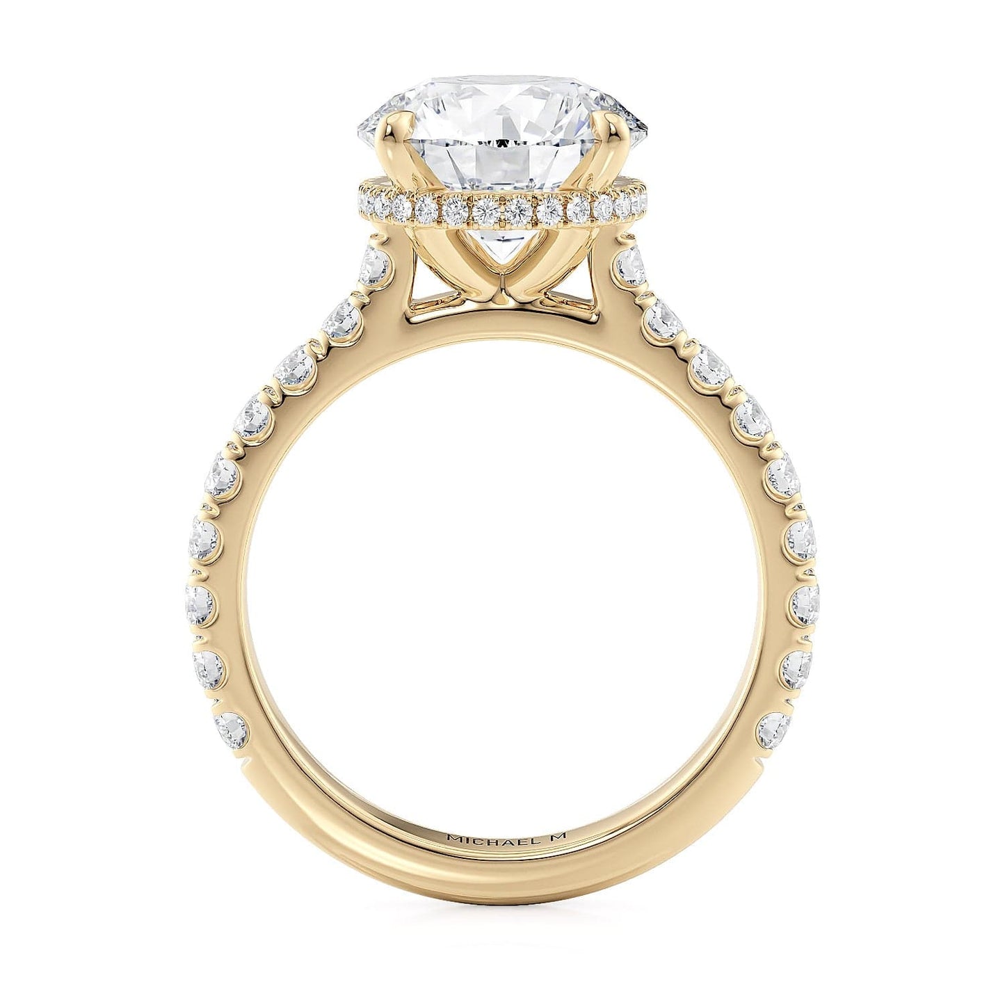 MICHAEL M Engagement Rings Crown R799-3